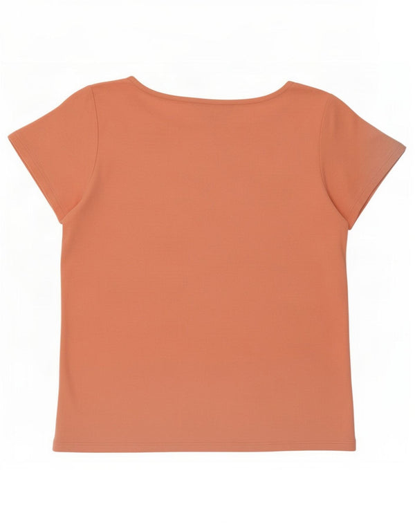 Crew Clothing T-shirt da donna Top UK 8 piccola in cotone rosa