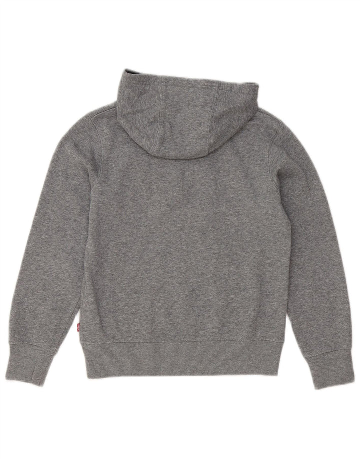 Maglione con cappuccio grafico Levi's per ragazzi 9-10 anni in cotone grigio