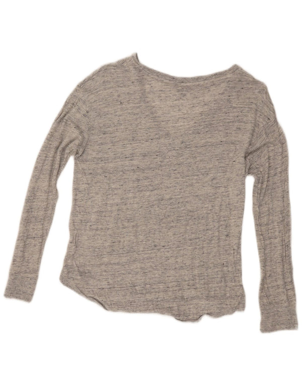 Maglia da donna a maniche lunghe Massimo Dutti UK 12 Grigio medio chiazzato