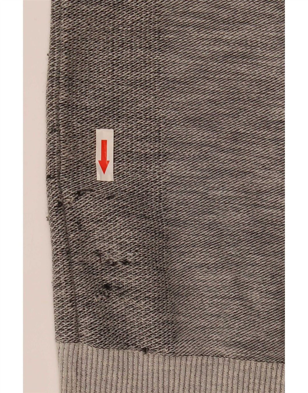 Felpa grafica da uomo G-Star Maglione in cotone chiazzato grigio medio
