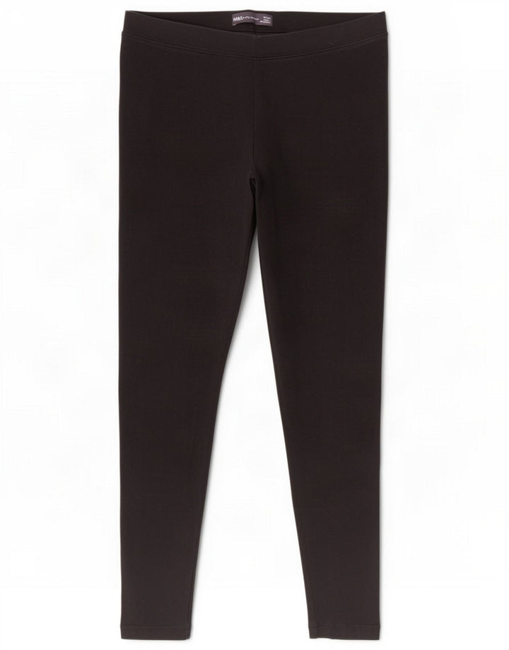 Marks & Spencer Leggings da donna UK 10 Small Black Cotton