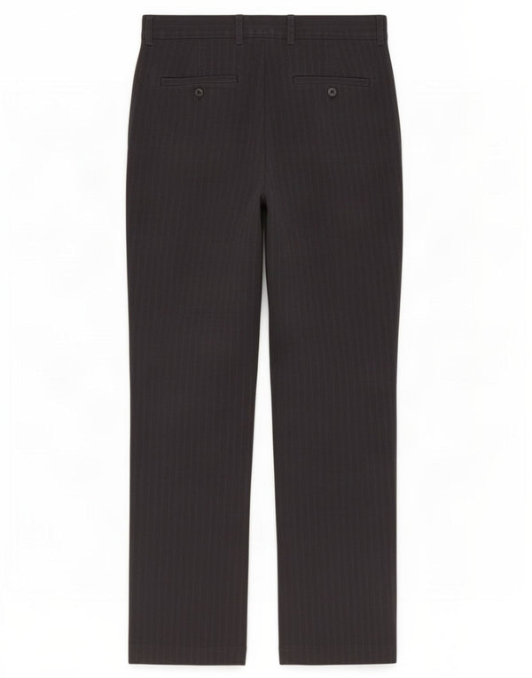 Gap Womens Straight Chino Trousers W30 L32 Navy Blue Pinstripe Cotton