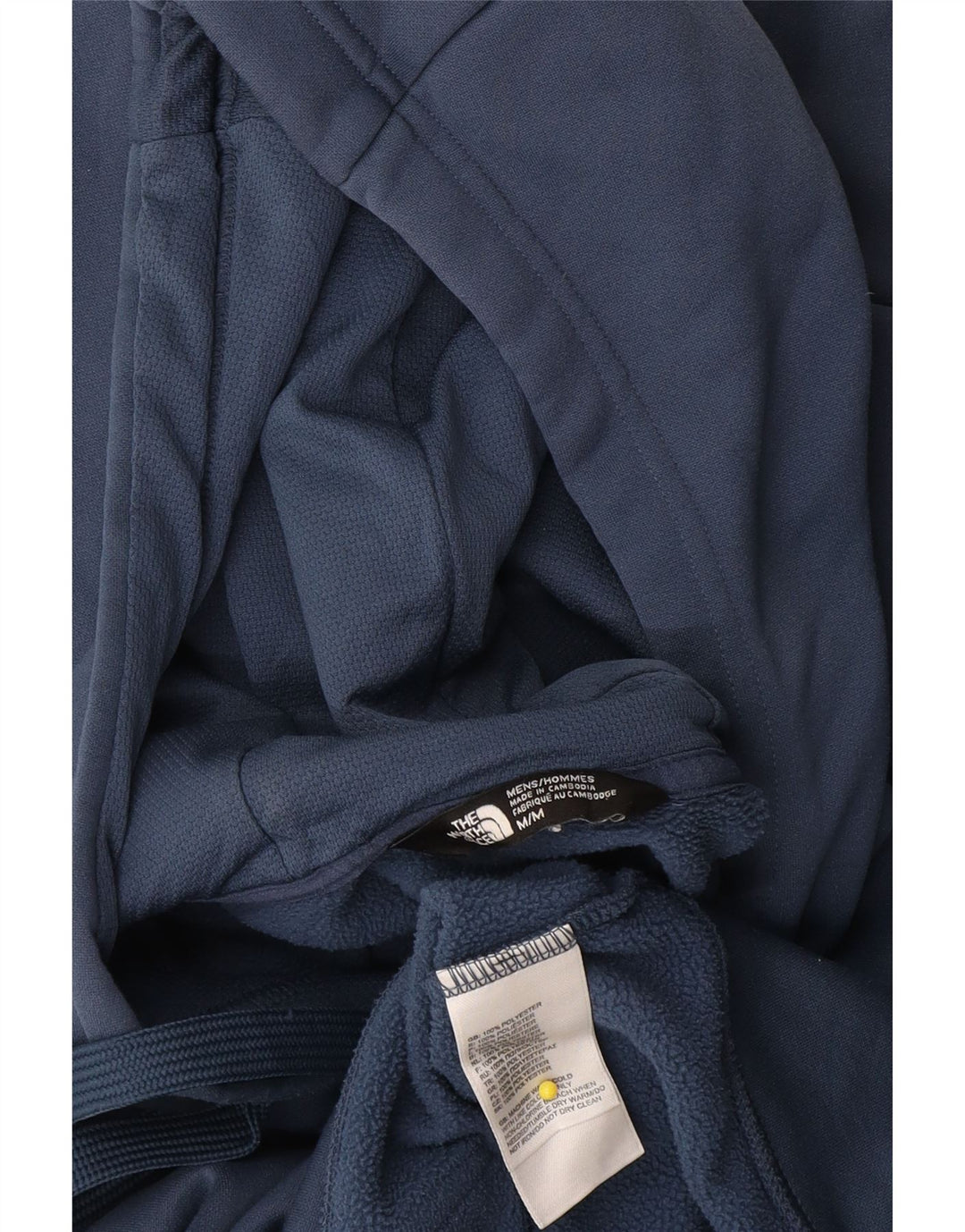 Felpa con cappuccio grafica da uomo The North Face blu medio in poliestere