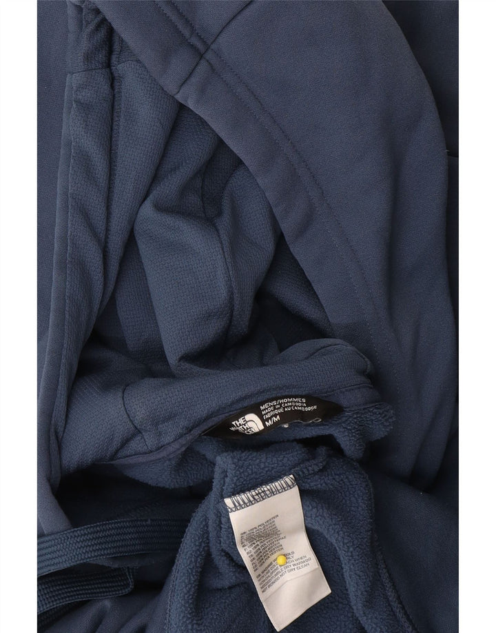 Felpa con cappuccio grafica da uomo The North Face blu medio in poliestere