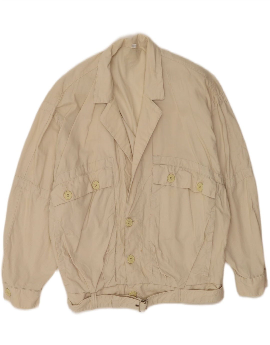 Giubbotto bomber a pipistrello da uomo Swinger UK 44 2XL Cotone beige