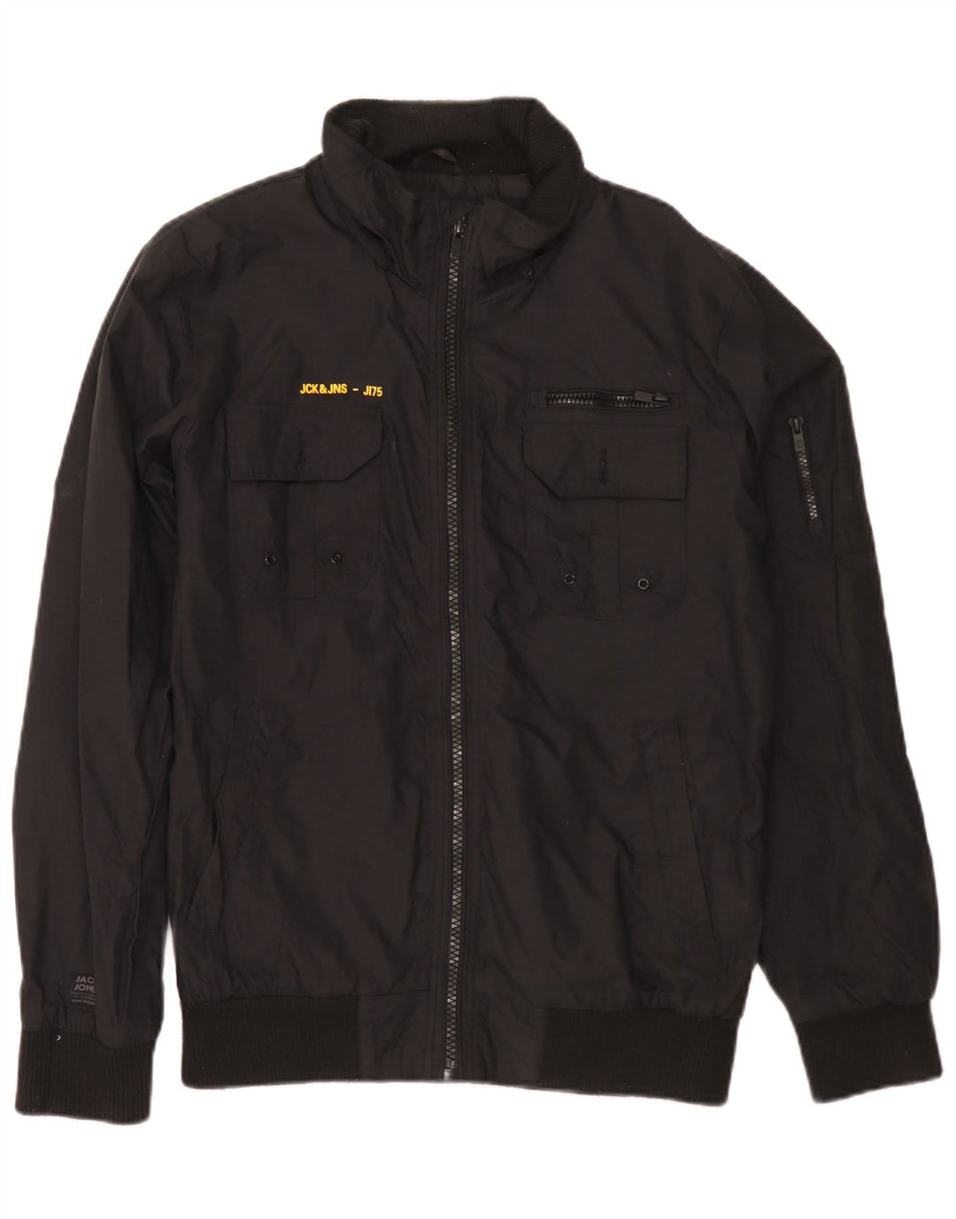 Giubbotto bomber da uomo Jack & Jones UK 38 nylon nero medio