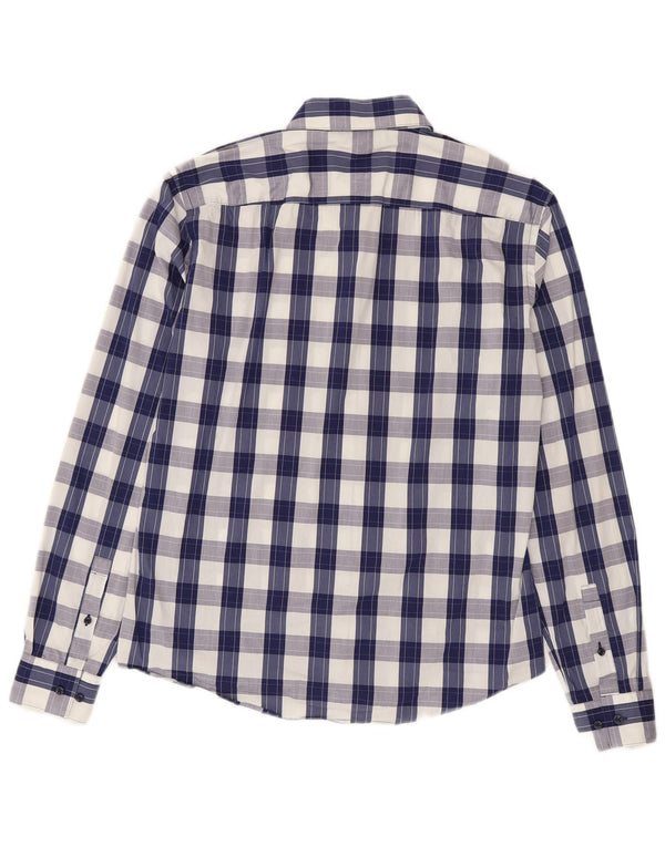 Camicia slim fit da uomo Hugo Boss taglia 40 15 3/4 quadri blu medio
