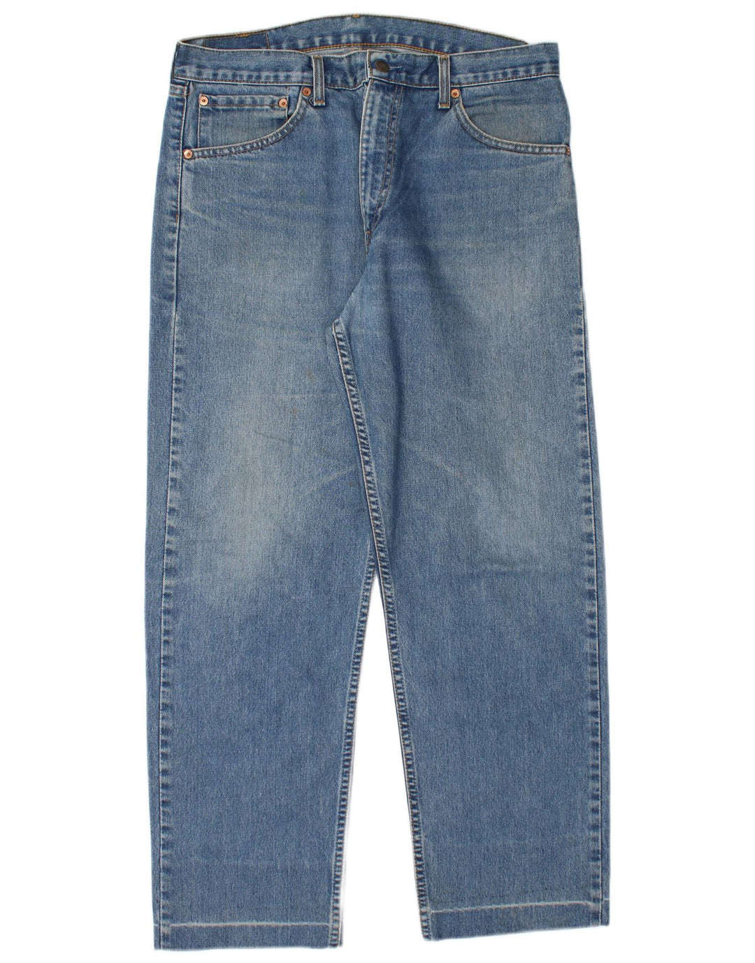 LEVI'S Jeans da uomo 521 affusolati a vita alta W36 L30 cotone blu