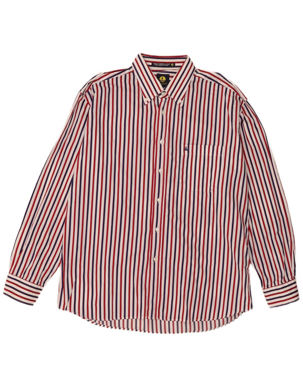 Camicia Navigare Uomo XL Cotone Rigato Multicolor