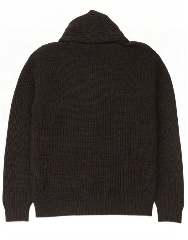 Maglione cardigan da uomo Zara grande grigio