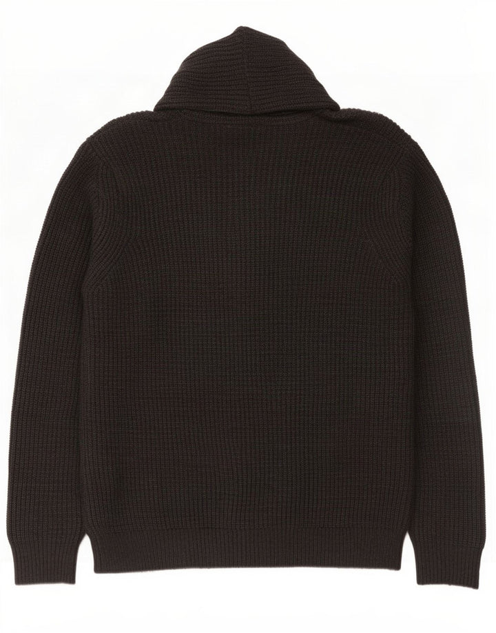 Maglione cardigan da uomo Zara grande grigio
