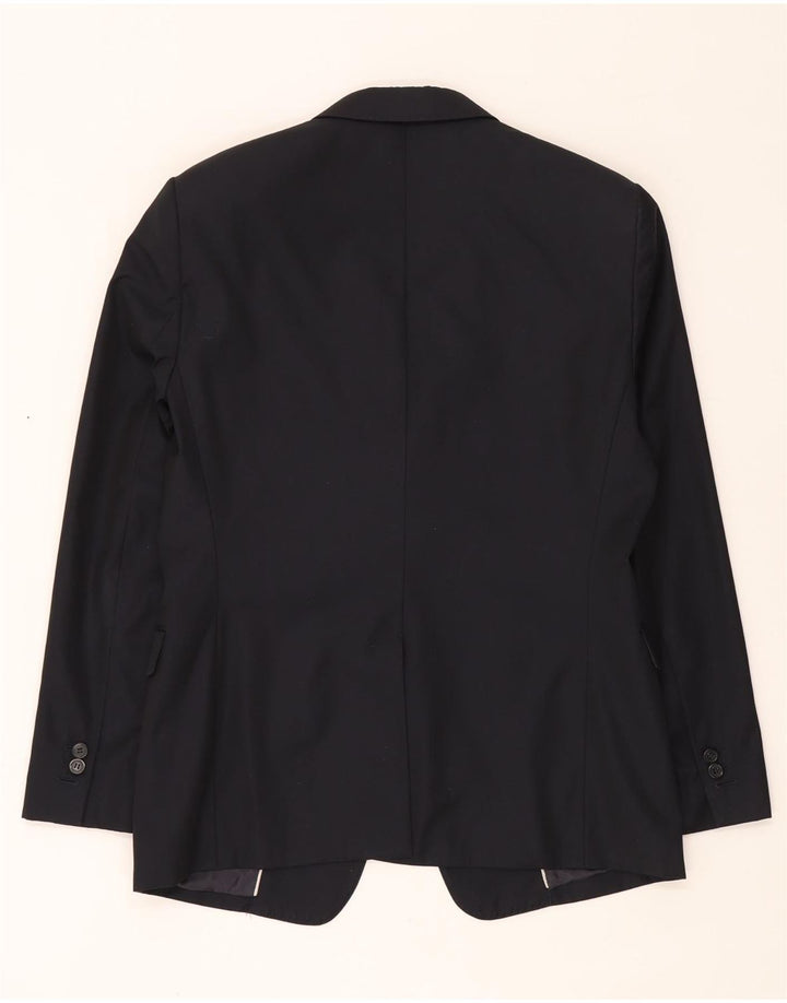 Abito da uomo in 2 pezzi a 2 bottoni Emporio Armani IT 50 Large W35 L30 Blu Navy