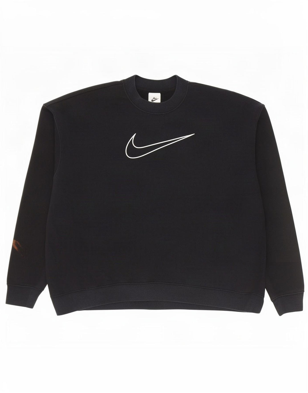 Felpa grafica Nike Dri Fit da uomo, grande, in cotone nero