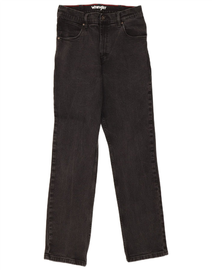 Jeans dritti da uomo Wrangler W31 L32 cotone nero
