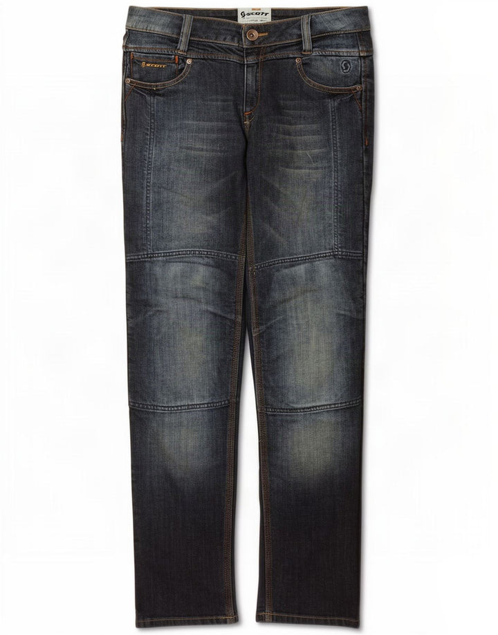 Jeans dritti da donna Scott W28 L33 Blu navy