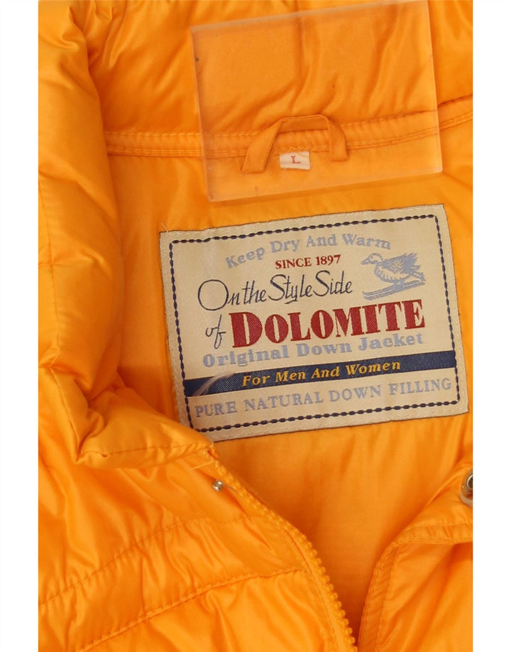 Gilet imbottito da uomo Dolomite UK 40 Large Arancione Nylon