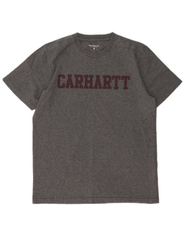 T-shirt grafica da uomo Carhartt Top in cotone grigio medio