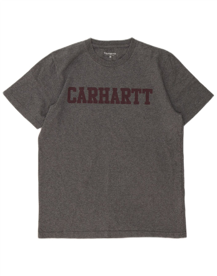 T-shirt grafica da uomo Carhartt Top in cotone grigio medio