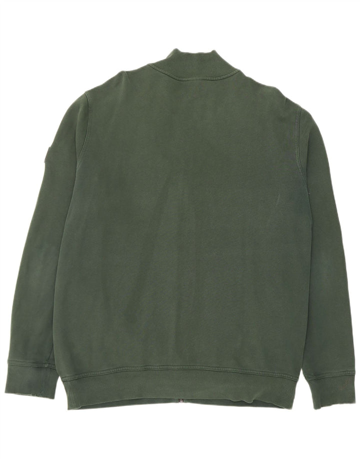 Giacca da ginnastica da uomo Hugo Boss XL in cotone verde
