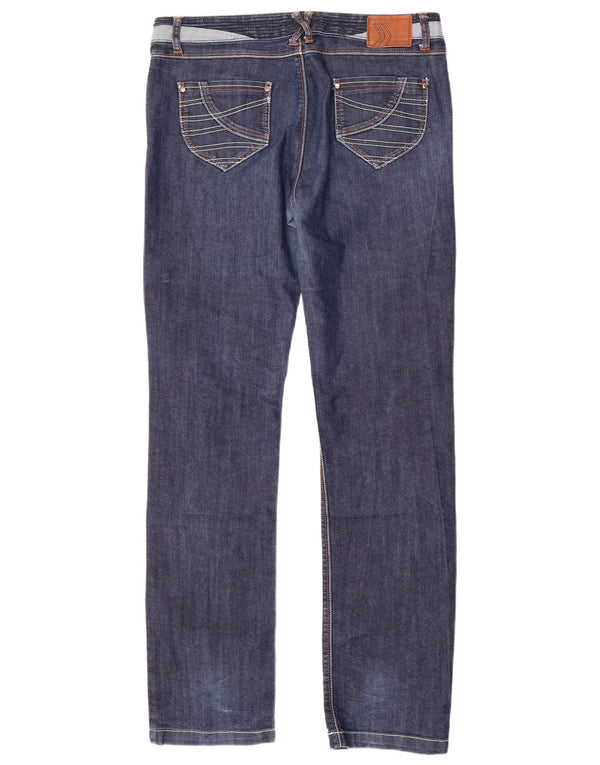 Jeans dritti Geox Respira da donna IT 46 Large W32 L32 cotone blu navy