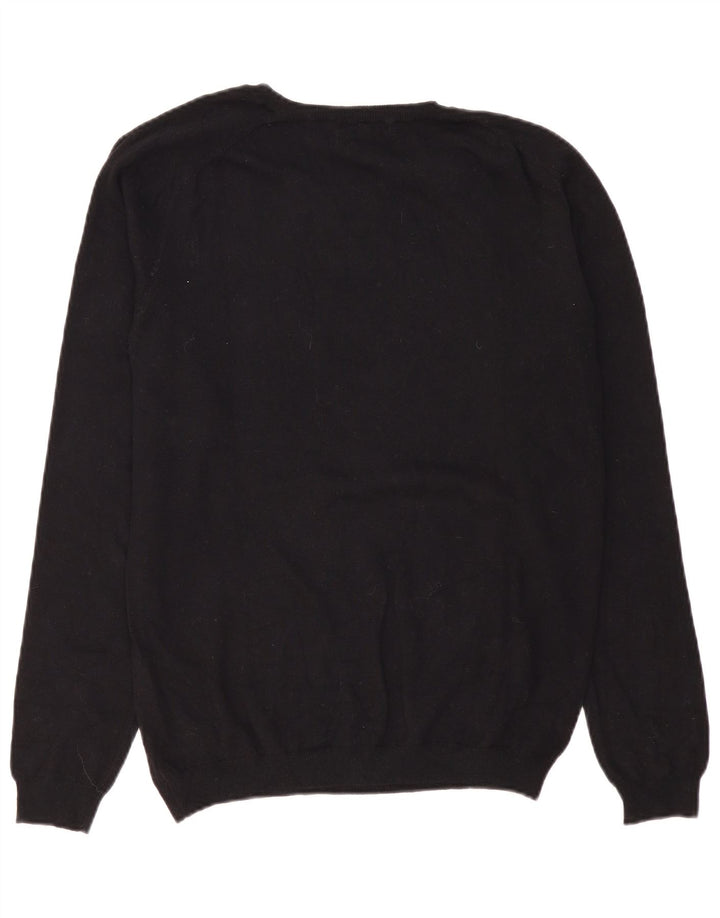 Maglione maglione con scollo a barca da donna Gaudi UK 16 grande nero in poliammide