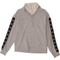REEBOK Womens Graphic Sweatshirt Jumper UK 14 Medium Grey Colourblock Vintage Reebok and Second-Hand Reebok from Messina Hembry 