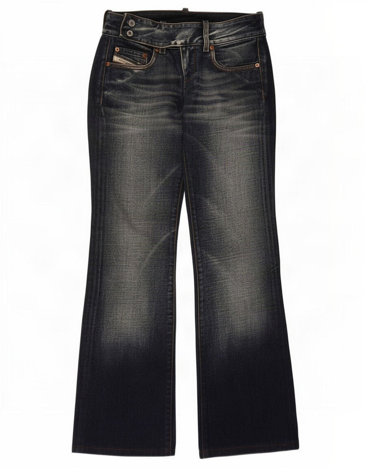 Jeans Bootcut da donna Diesel W26 L30 cotone blu navy