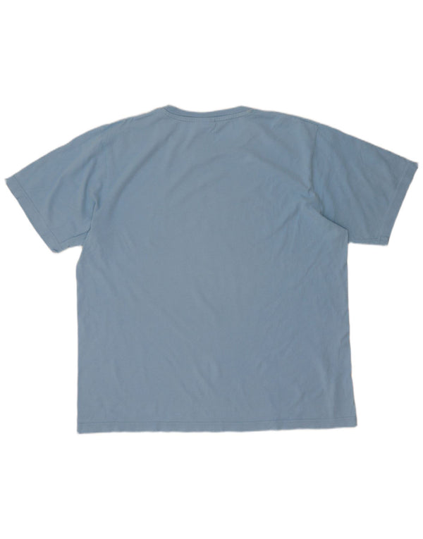 T-shirt grafica da uomo Nike Top UK 46/48 XL cotone blu