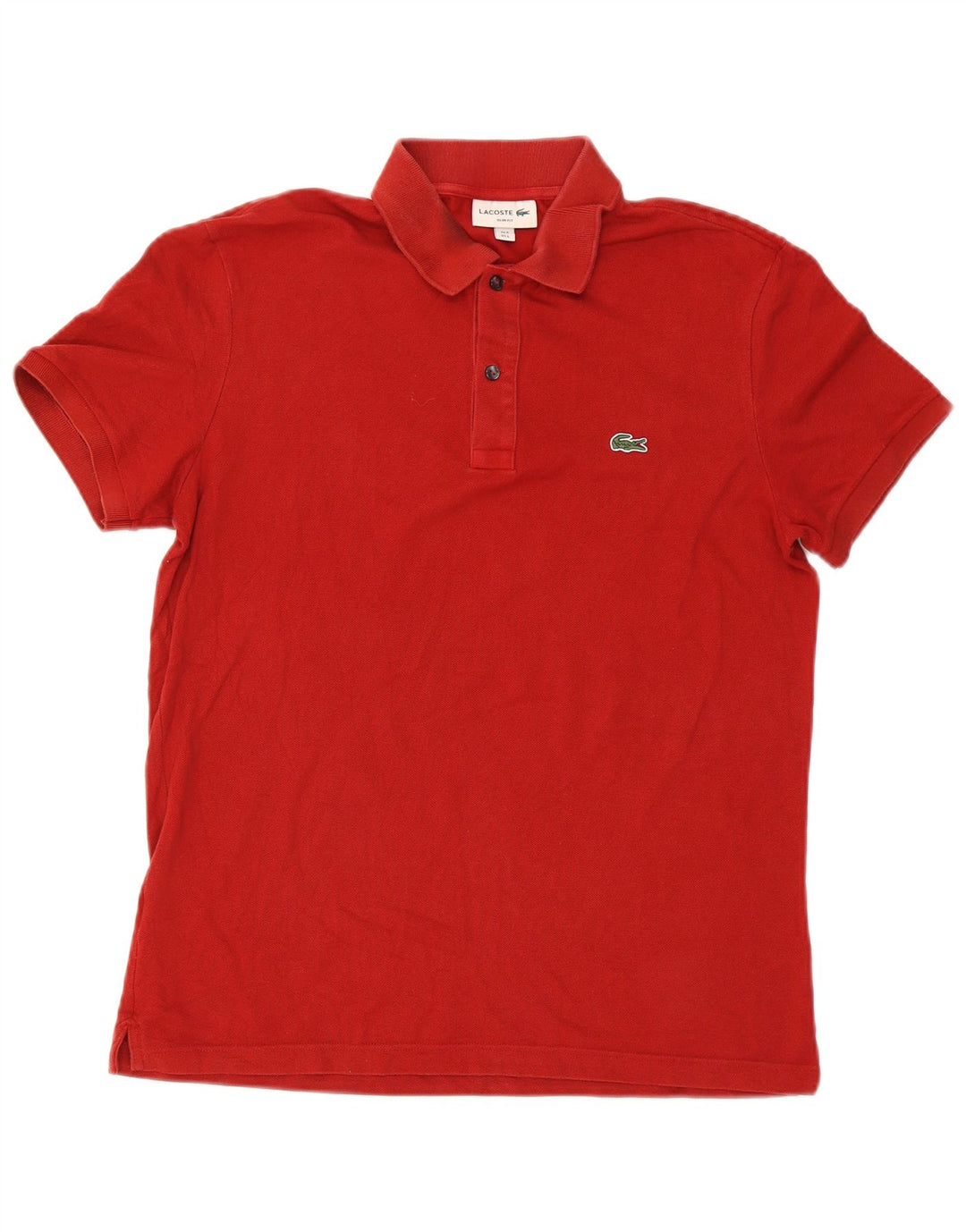 Polo da uomo slim fit Lacoste taglia 5 grande rossa