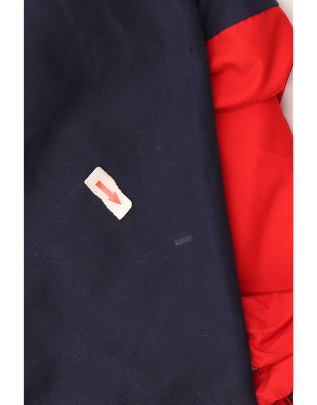 Giacca sportiva da uomo con cappuccio grafico Fila, color block medio blu navy