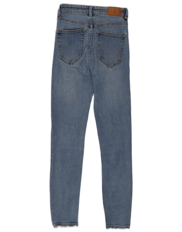 Jeans skinny effetto invecchiato da donna Zara EU 36 XS W26 L26 Blu