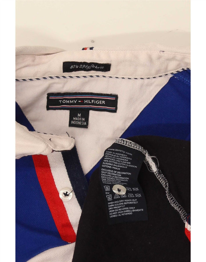 Polo da rugby grafica da uomo Tommy Hilfiger media multicolore
