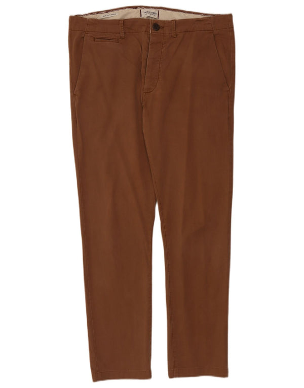 Pantaloni chino slim fit Marco da uomo Jack & Jones W33 L29 Beige