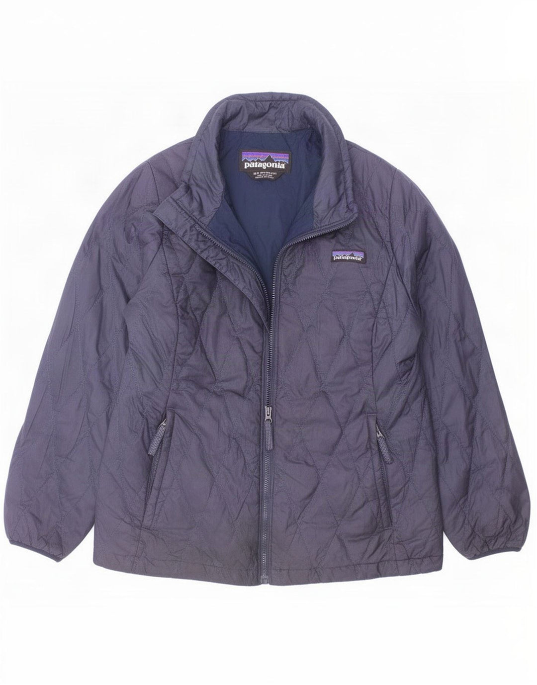 Giacca trapuntata da bambino Patagonia 9-10 anni media in poliestere blu navy