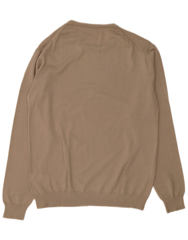 Maglione maglione da uomo con scollo a barca Guess UK 44 XL Acrilico beige