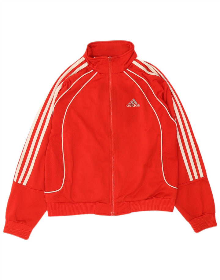 Giacca Top della Tuta da Ragazza Adidas 11-12 Anni Rossa