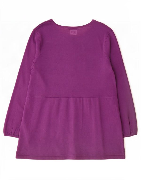 Camicetta a maniche lunghe Autograph da donna Marks & Spencer UK 14 Viola medio