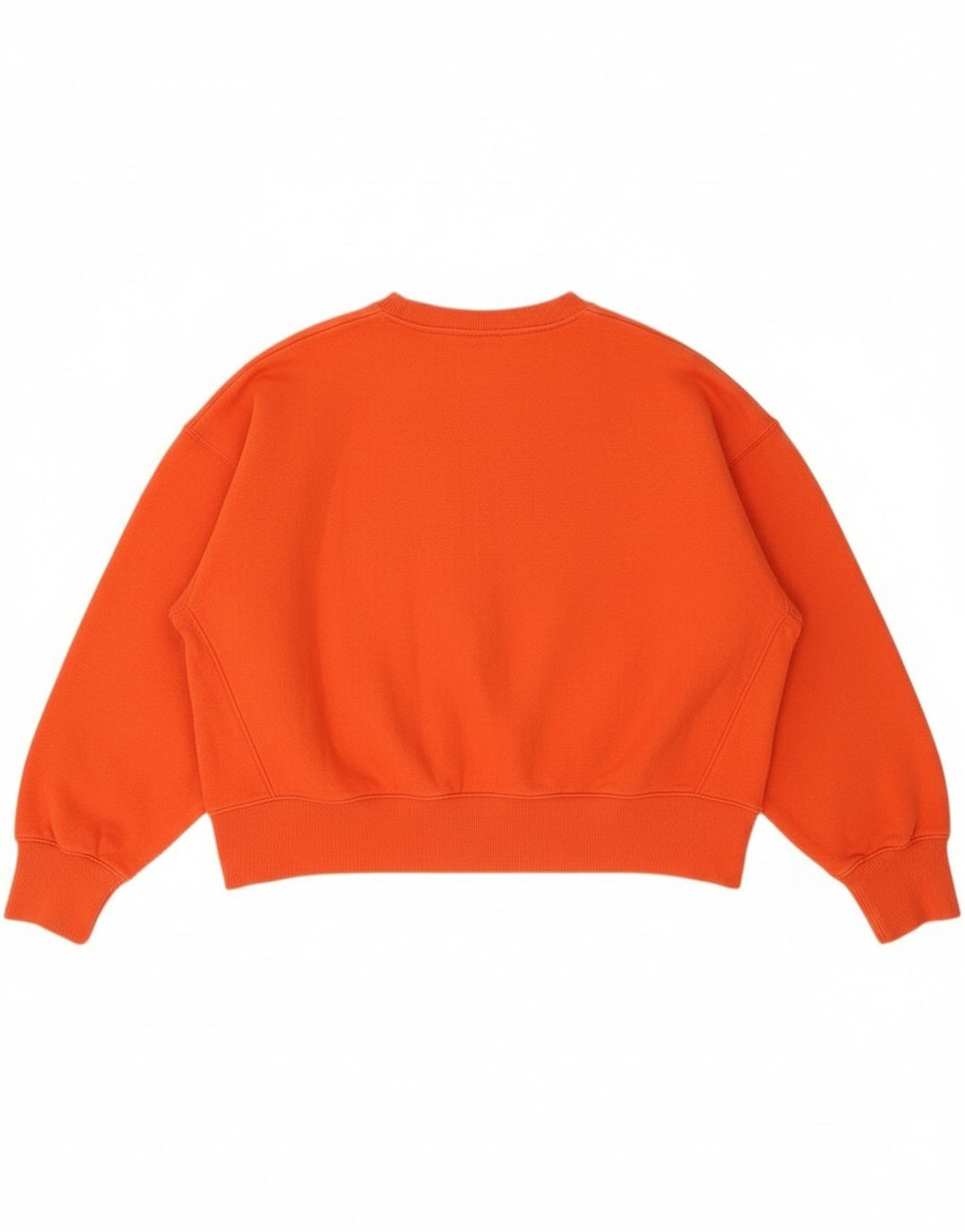 Felpa corta oversize da donna Nike, maglione, UK 14, cotone rosso medio