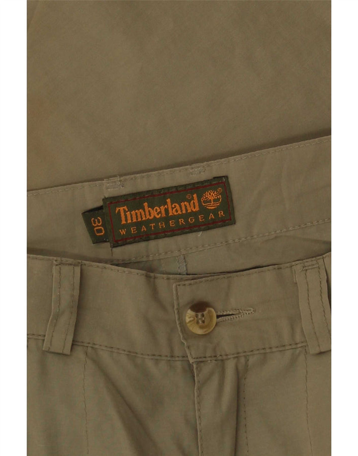 Pantaloni cargo dritti da uomo Timberland W30 L30 kaki