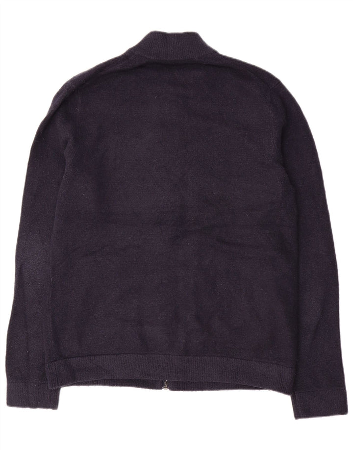 Maglione cardigan autografo da uomo Marks & Spencer blu navy medio