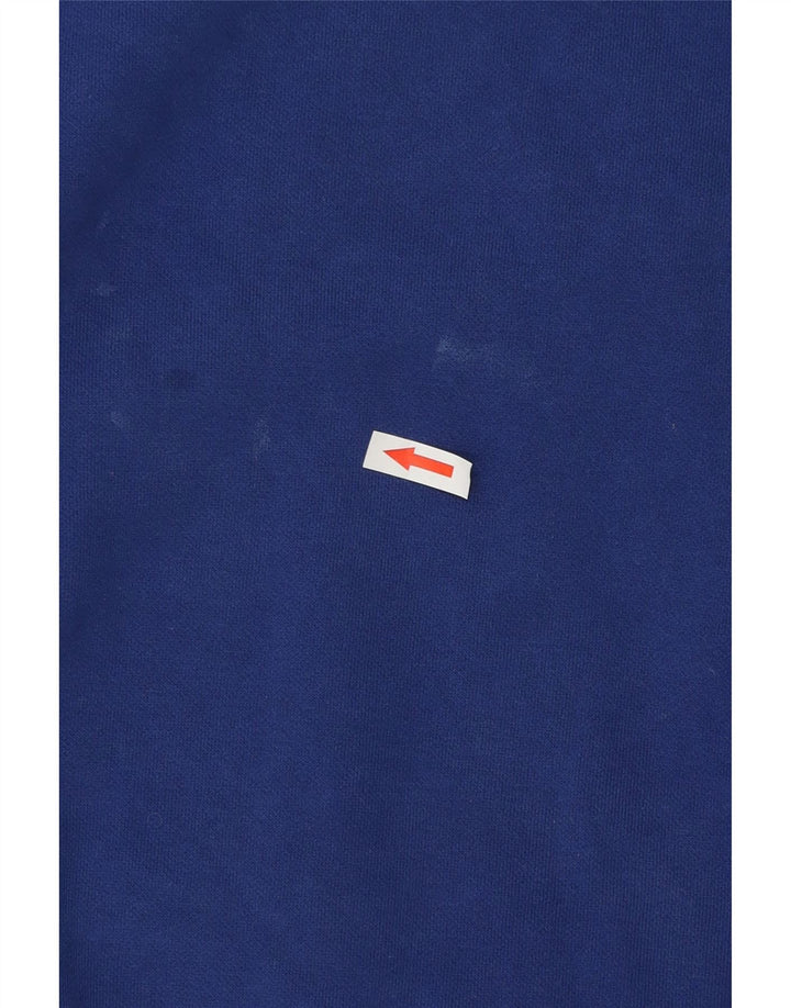 Felpa grafica da uomo Puma Jumper 2XL Blu Colourblock in cotone