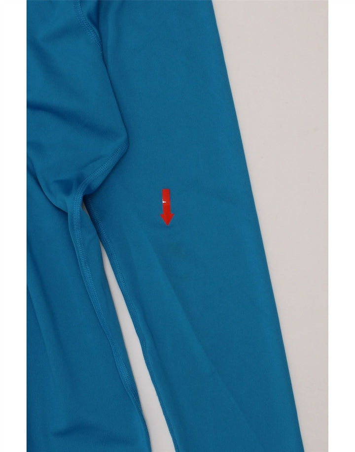 QUIKSILVER Boys Graphic Top Long Sleeve 15-16 Years Large  Blue Polyester Vintage Quiksilver and Second-Hand Quiksilver from Messina Hembry 
