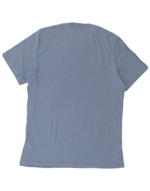 BARBOUR T-shirt sartoriale da uomo Top in cotone blu medio