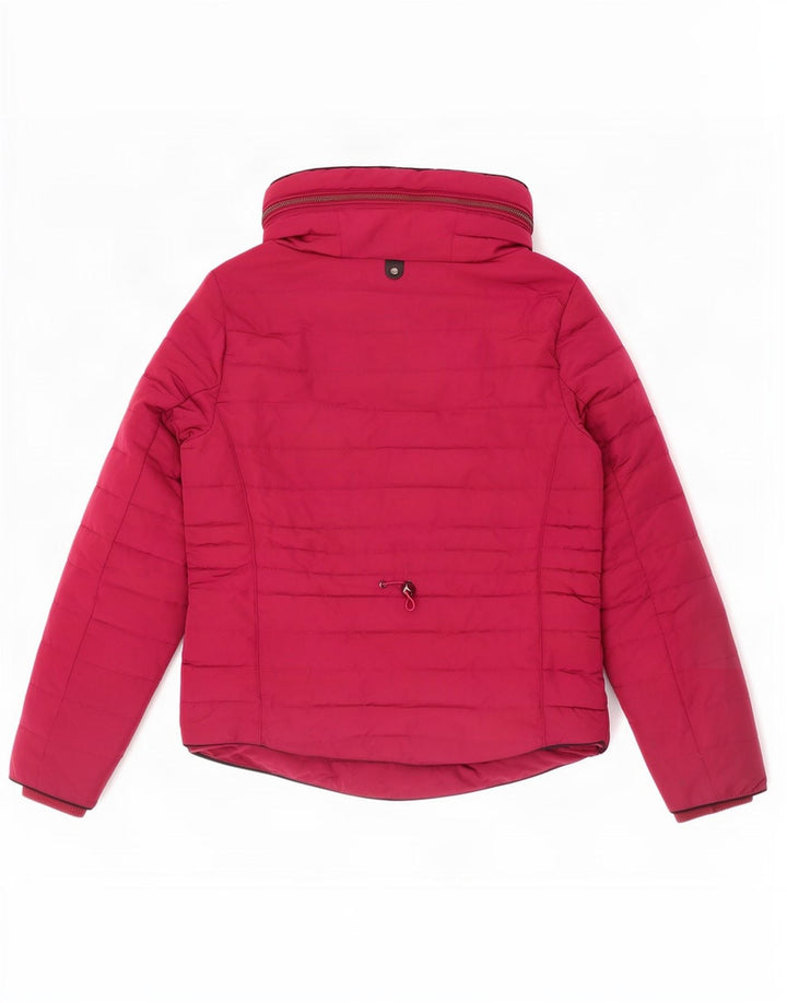 Giacca imbottita da donna Marks & Spencer UK 12 poliestere rosa medio