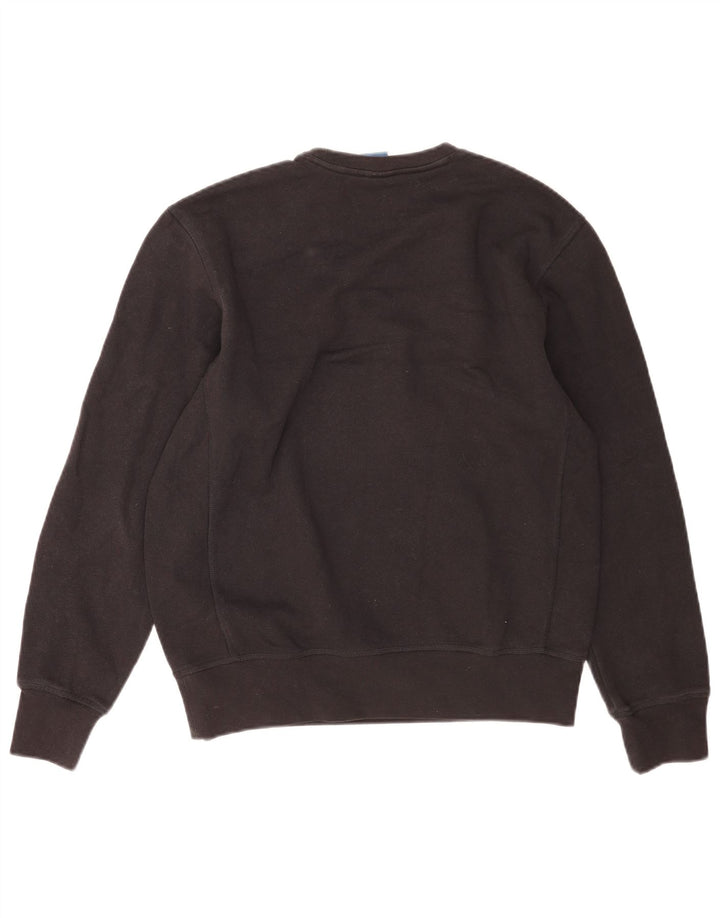 REEBOK Felpa da uomo Maglione medio cotone nero