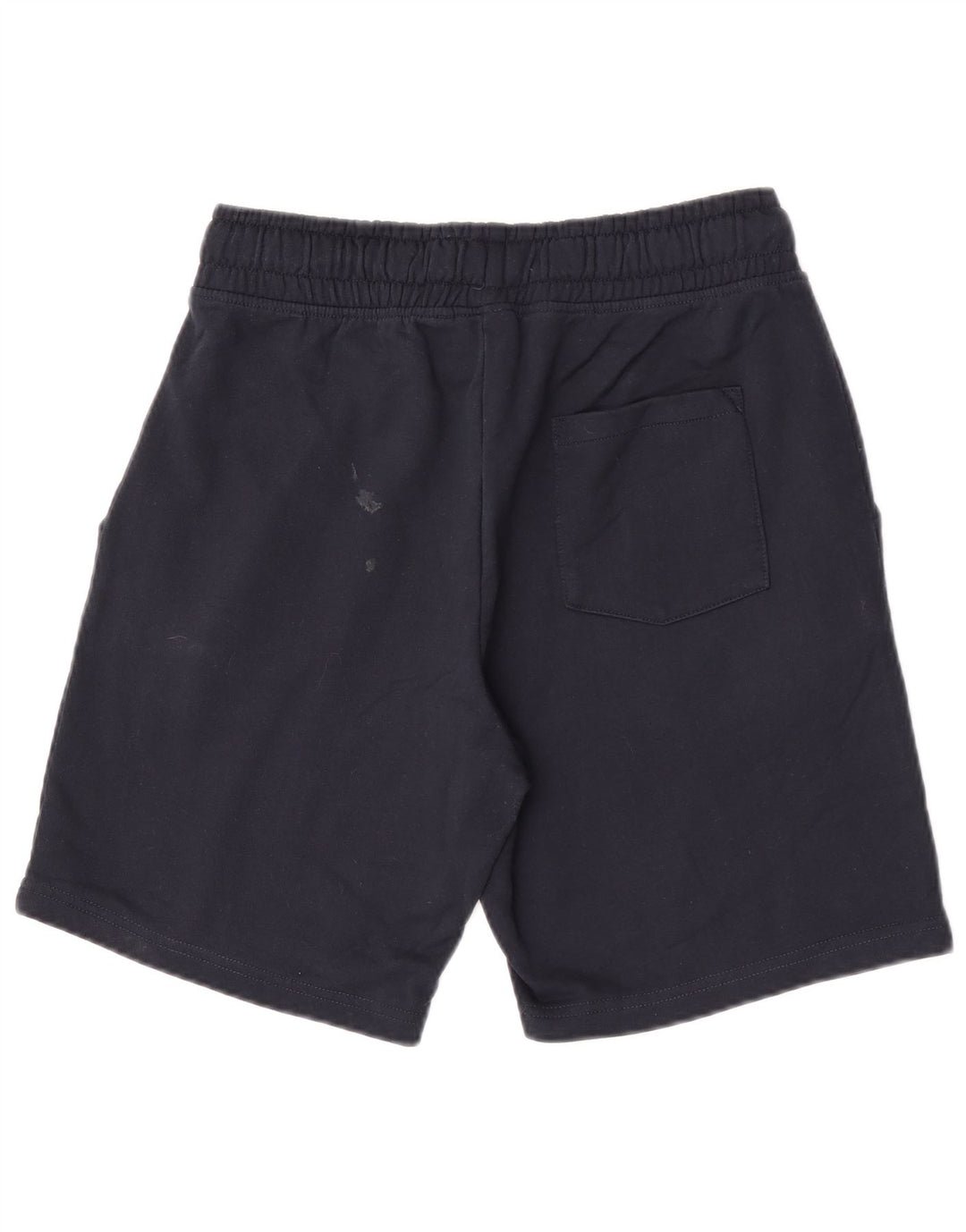 Pantaloncini sportivi grafici da uomo vintage in cotone blu navy medio