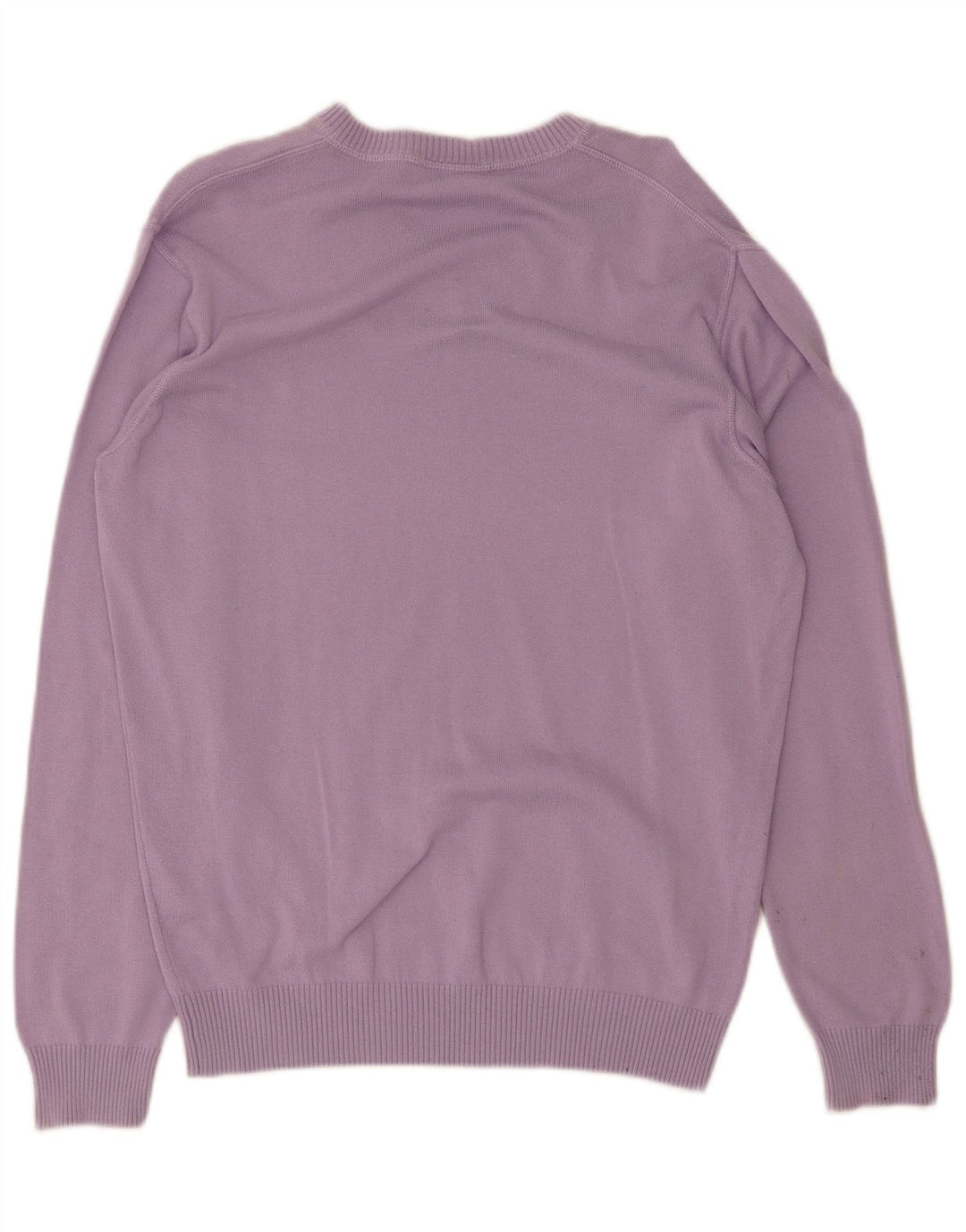 Maglione da uomo con scollo a V Lacoste taglia 5 grande in cotone viola