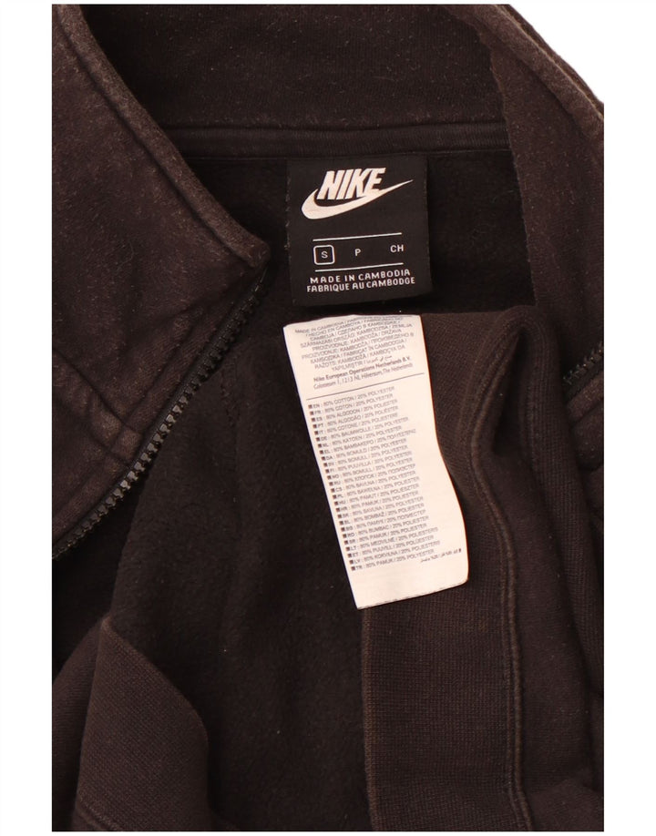 Giacca da ginnastica da uomo NIKE piccola in cotone nero