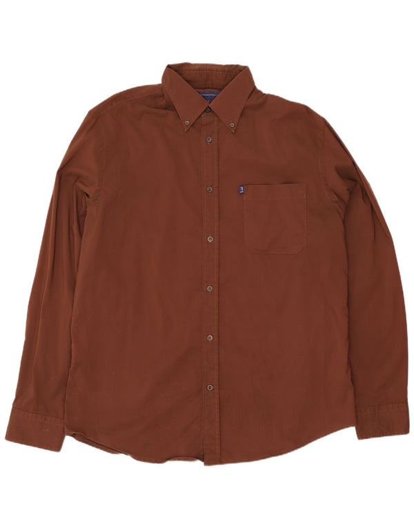 Camicia Trussardi Uomo XL Cotone Marrone