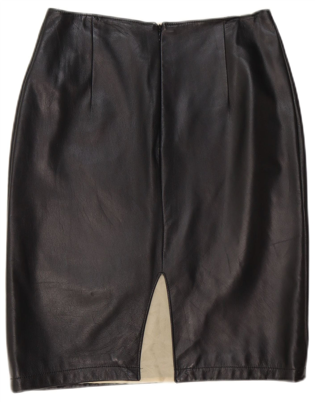 Gonna in pelle da donna Gai Mattiolo W28 media nera